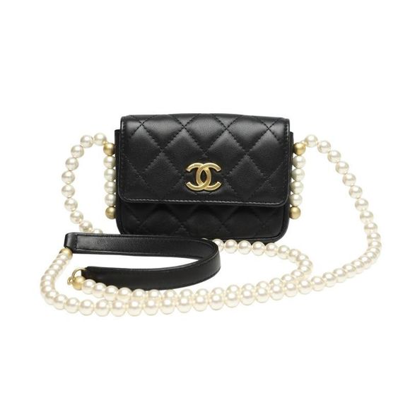 Chanel Mini Shoulder Bag Matelasse Shoulder Bag Chanel Black - Picture 2 of 14